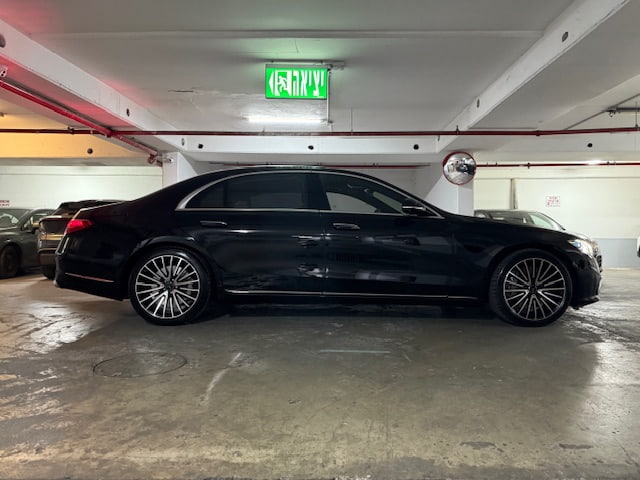 MERCEDES S Class rental WITH A DRIVER IN ISRAEL